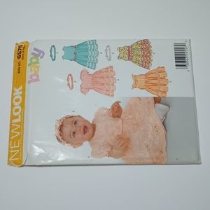 2/$15 New Look 6575 Baby Sewing Pattern 039363295570 ©2006